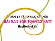 Bài 5.11 SGK Toán 12 tập 2 Kết nối tri thức: Viết phương...